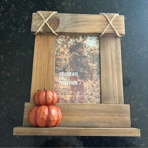 Fall Pumpkin Picture Frame